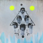 “9” mixed media on canvas&nbsp;70x70cm