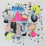 drawing on paper 40x40cm