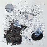 drawing on paper 40x40cm