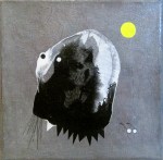 Mixed media on canvas 15x15cm&nbsp;2012