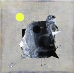 Mixed media on canvas 15x15cm&nbsp;2012