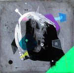 mixed media on canvas 15x15cm&nbsp;2012