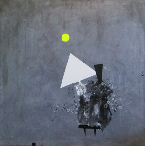 mixed media on canvas 70x70cm 2012