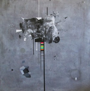 mixed media on canvas 70x70cm 2012