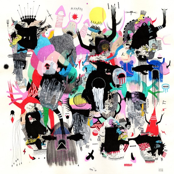 drawing on paper 40x40cm