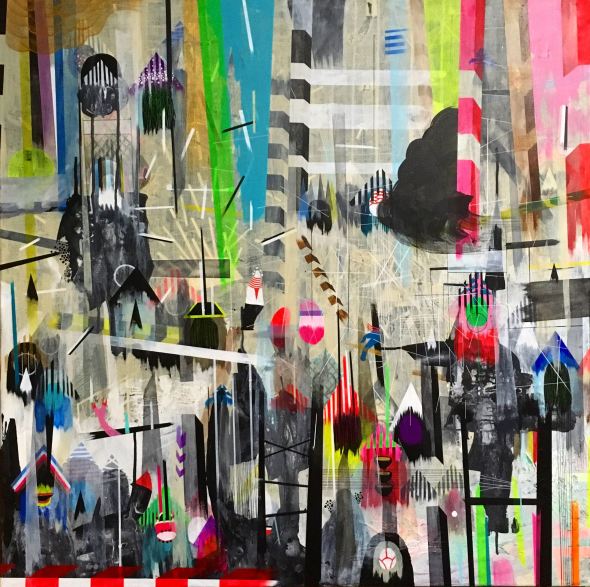 Acrylic on Canvas 100x100cm